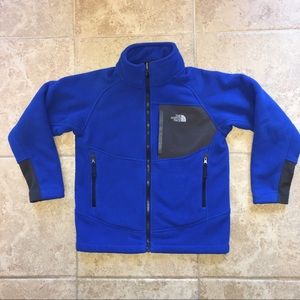Blue North Face Kids Denali Jacket